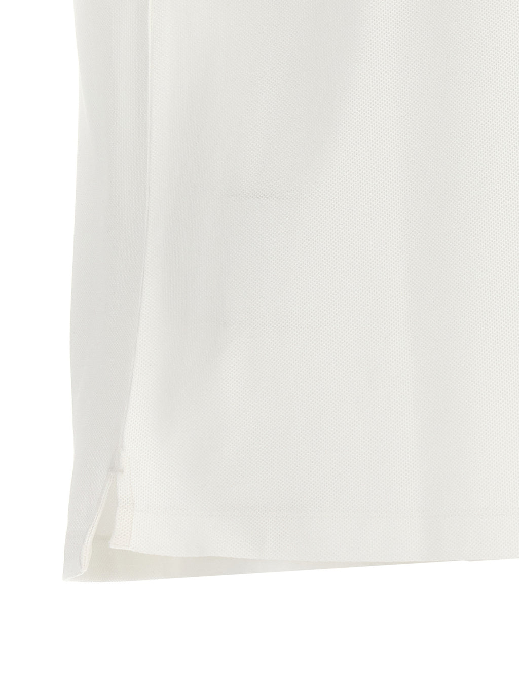 White Cotton Polo Shirt