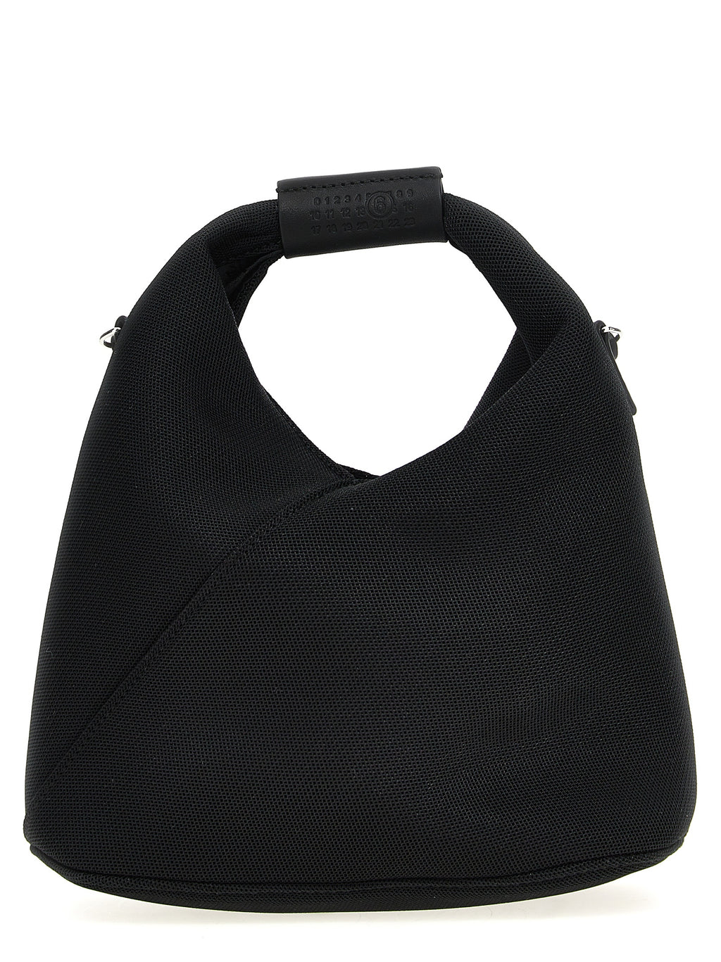 Black Polyester Crossbody Bag