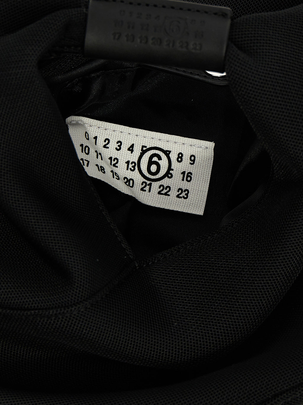 Black Polyester Crossbody Bag