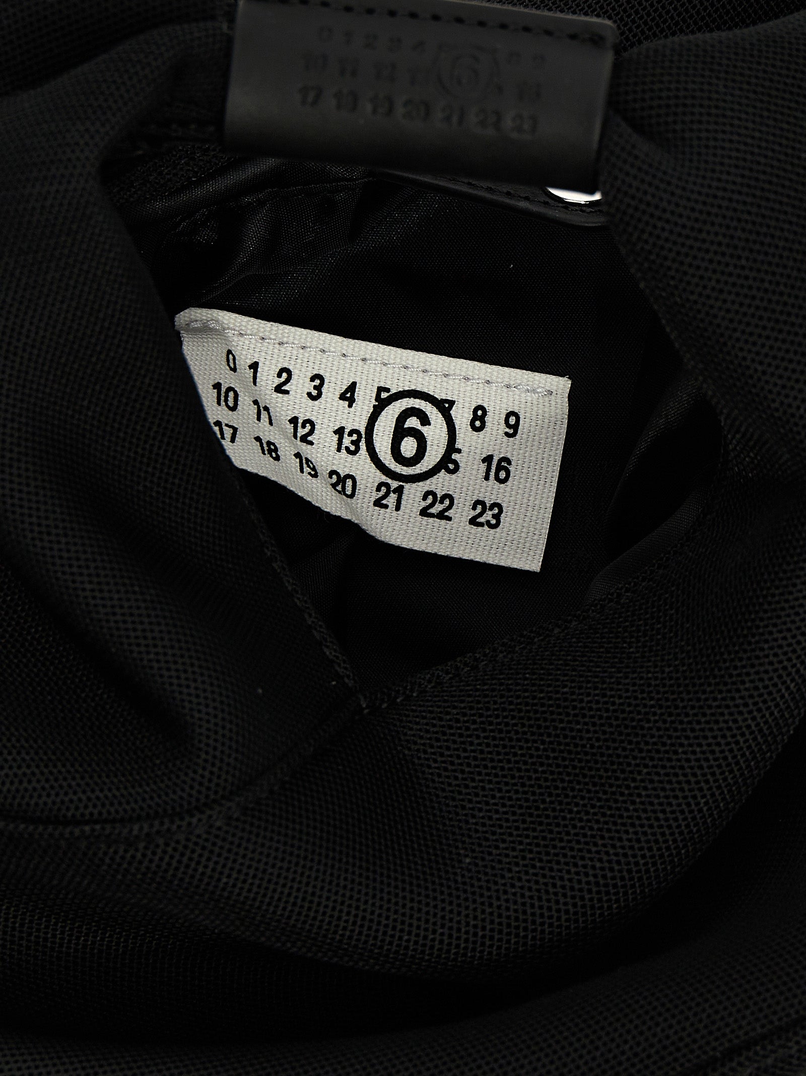 Black Polyester Crossbody Bag