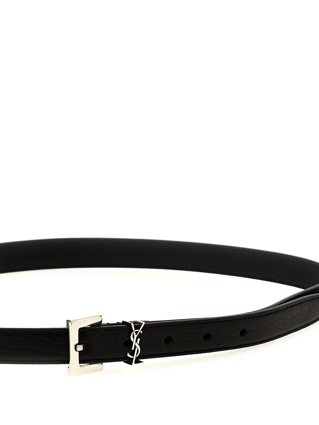 Black Leather Regular Belt