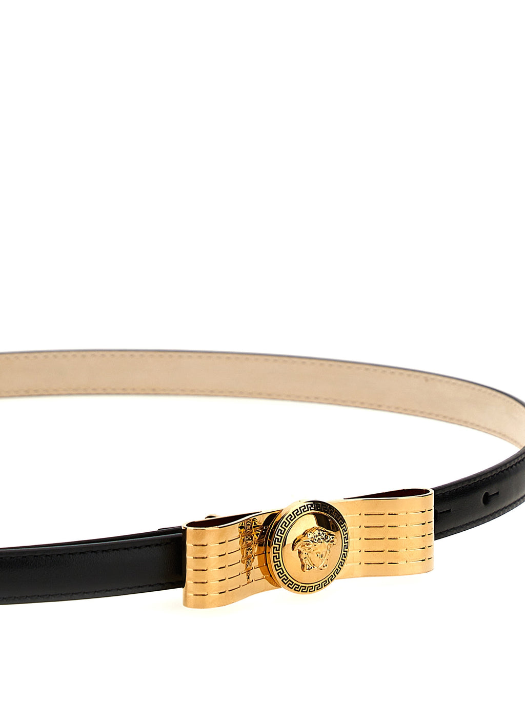 Black Calfskin Regular Belt