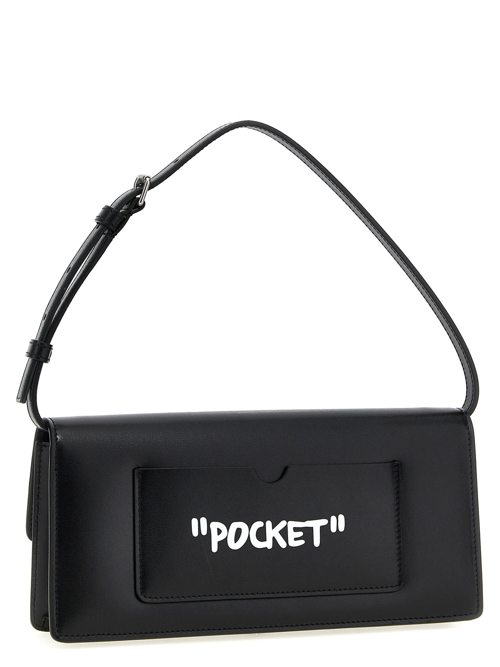 Bicolor Calfskin Shoulder Bag