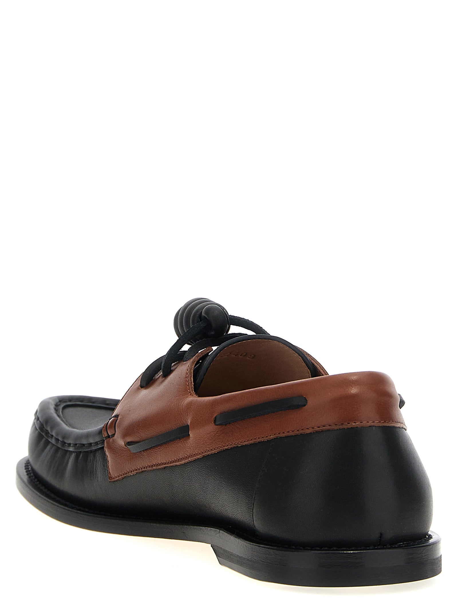 Multicolor Calfskin Slip-On Loafers