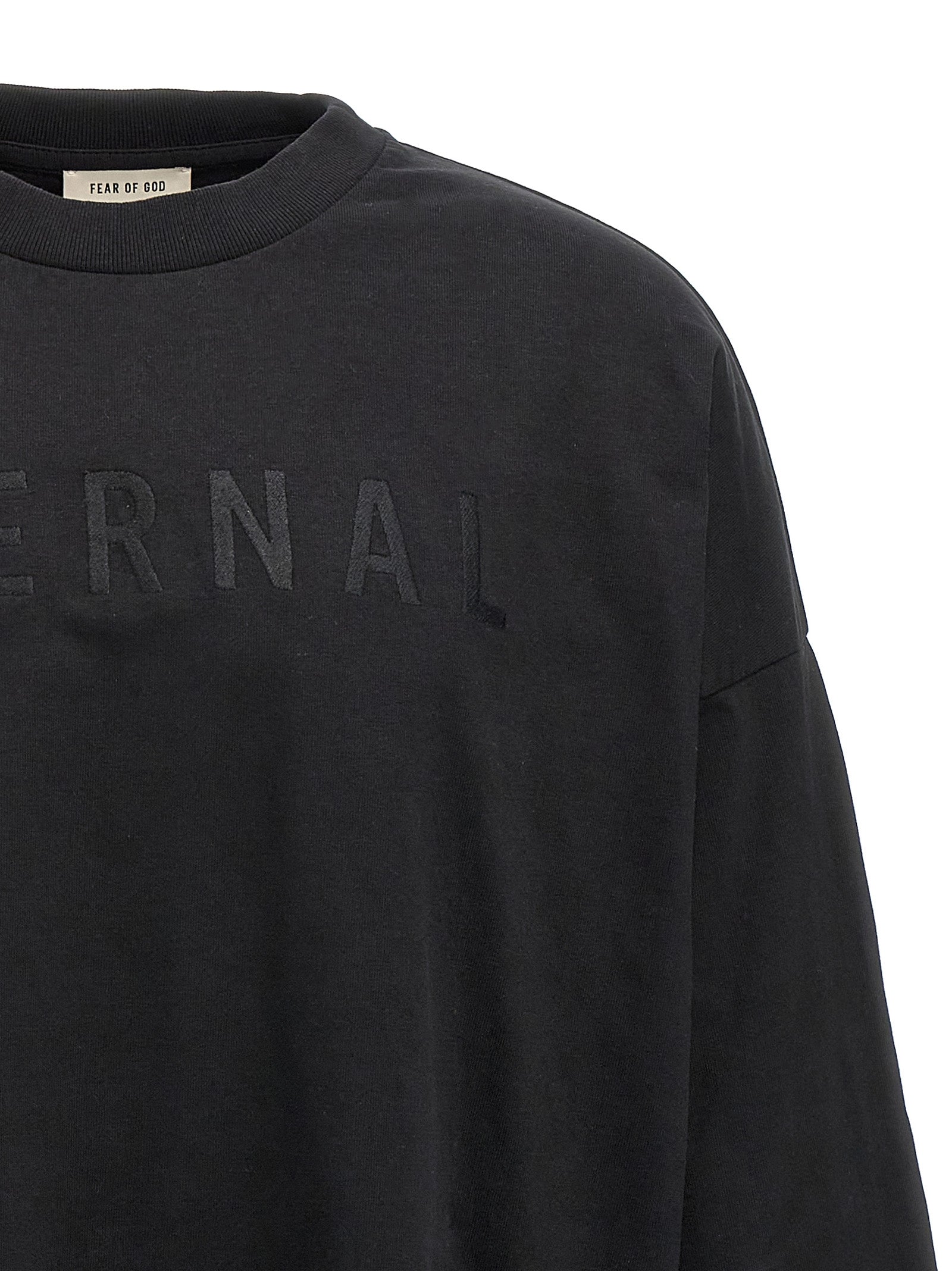 Black Cotton T-Shirt