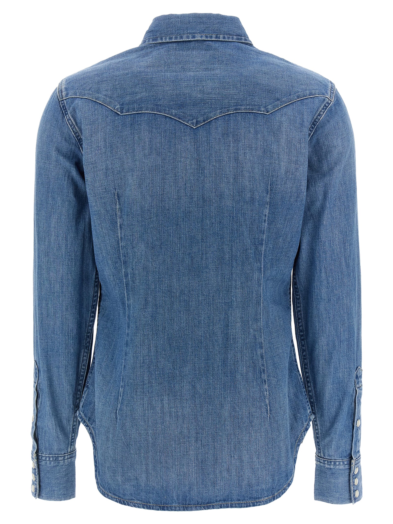 Blue Cotton Blouse