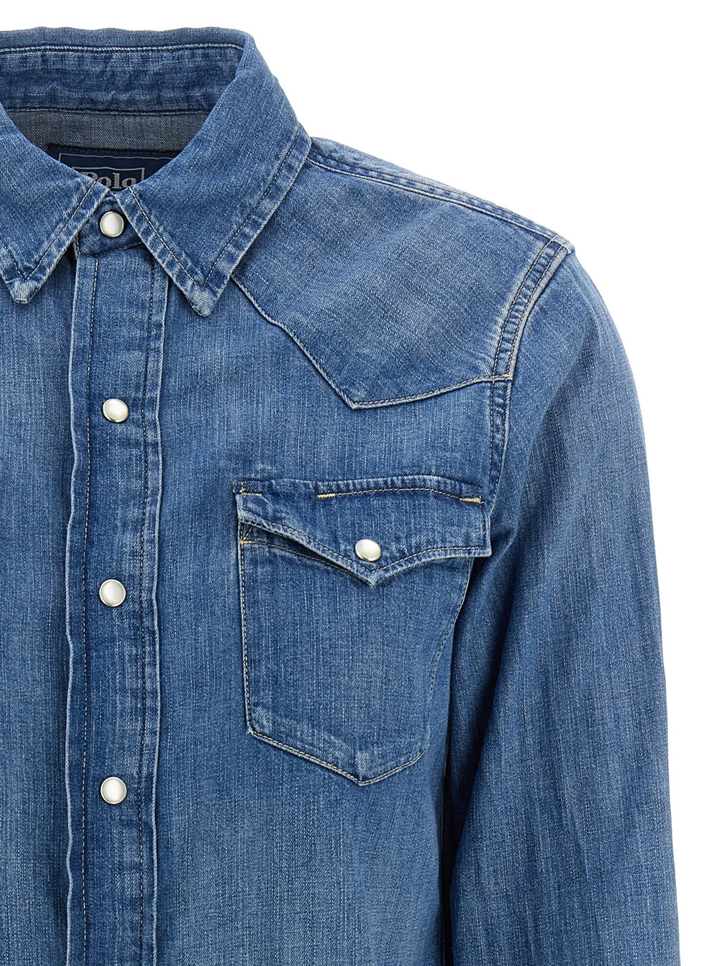 Blue Cotton Blouse
