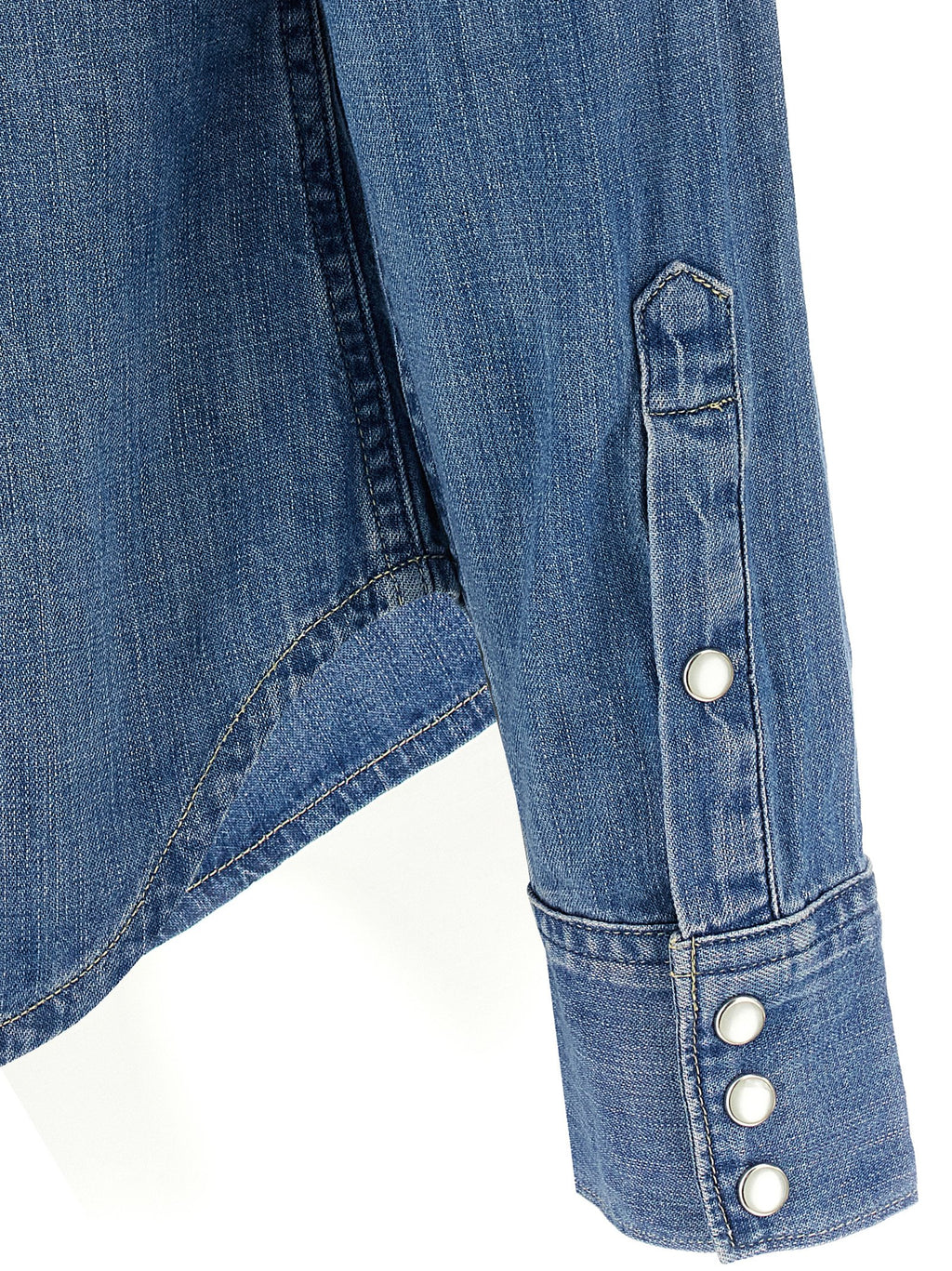 Blue Cotton Blouse