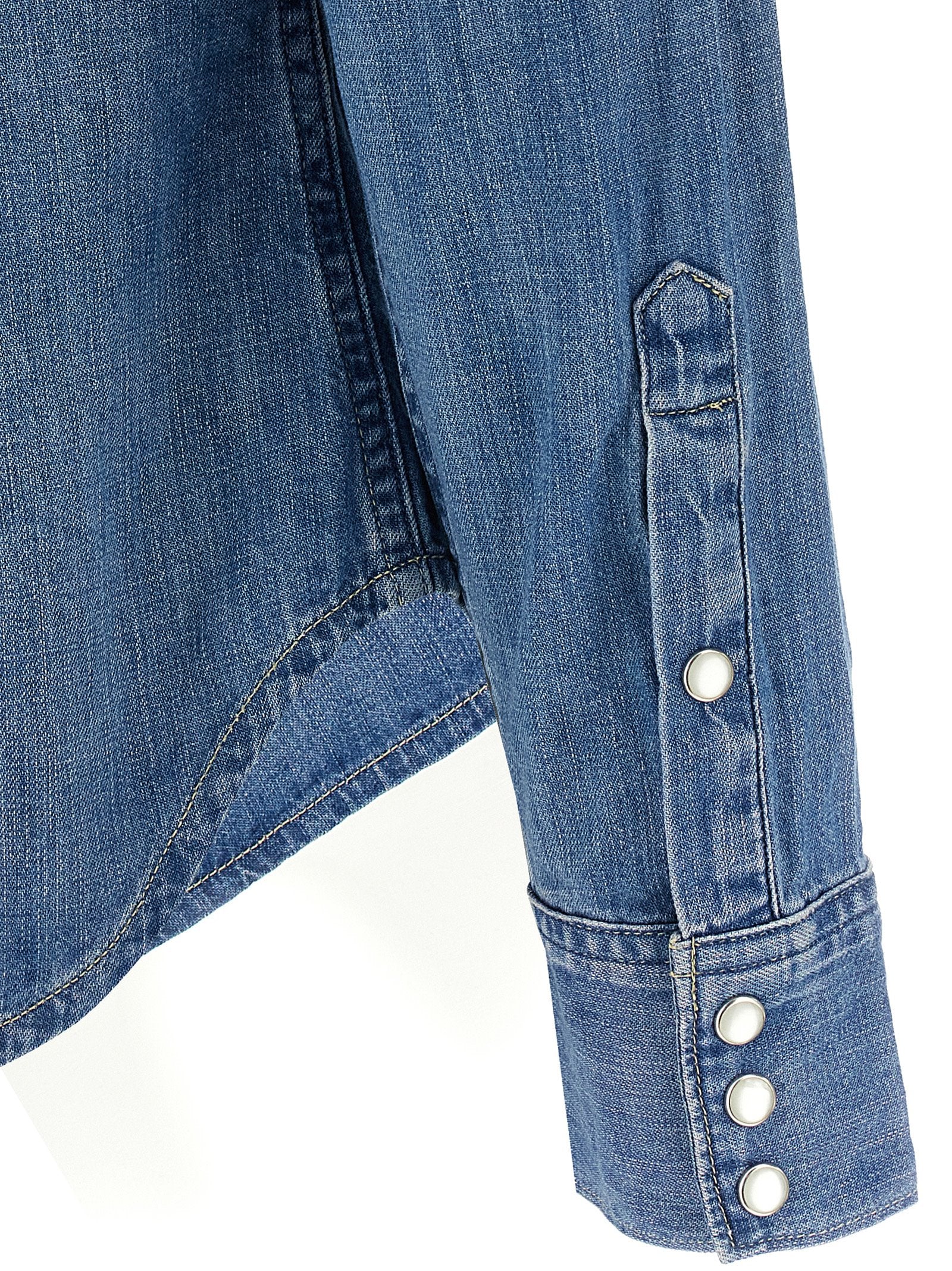Blue Cotton Blouse