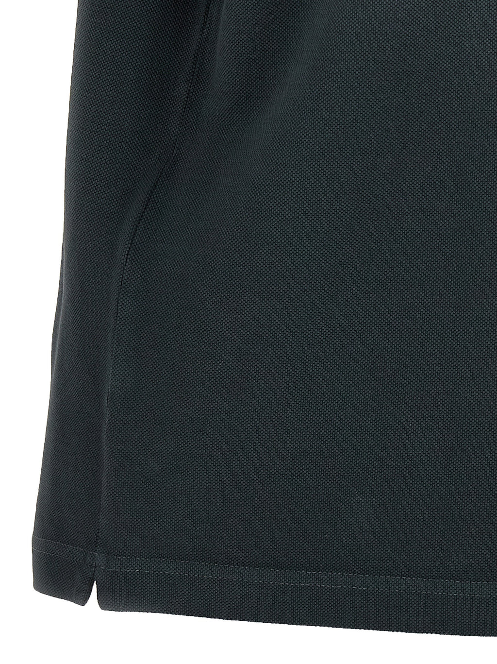 Gray Cotton Polo Shirt