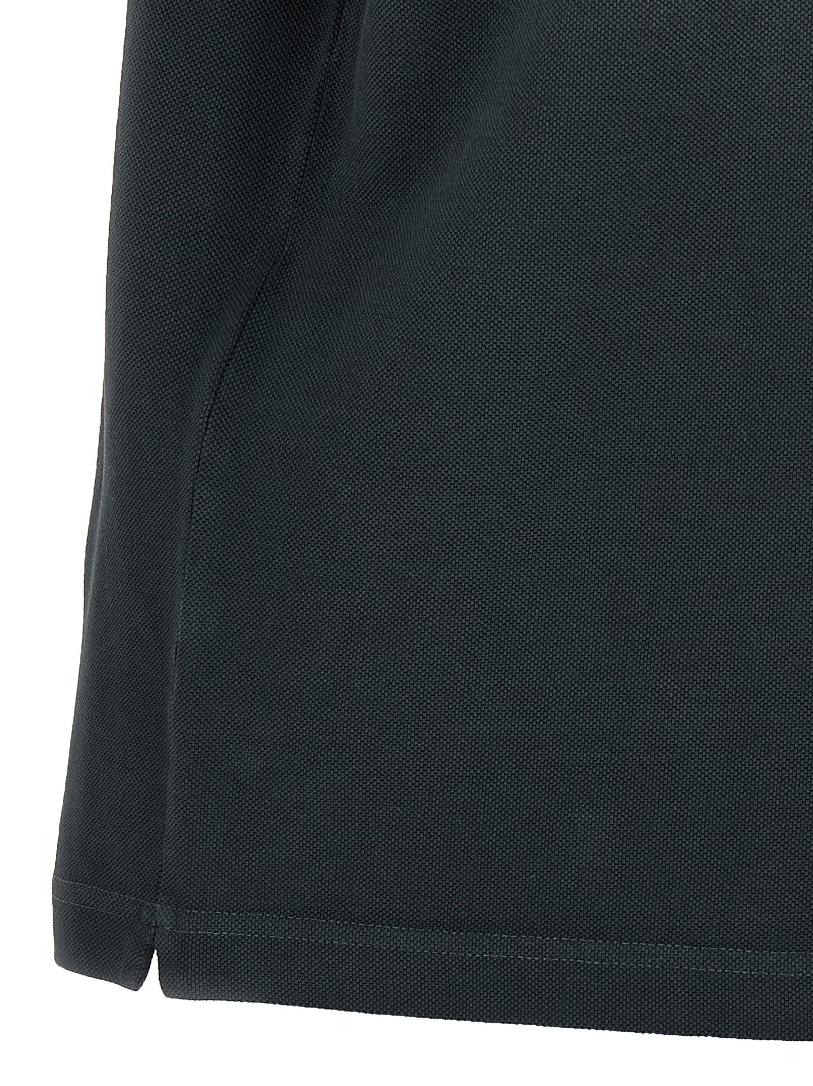 Gray Cotton Polo Shirt