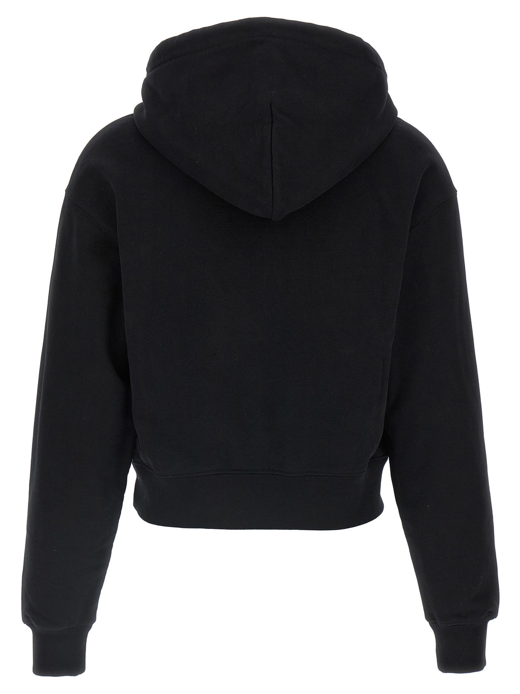 Black Cotton Hoodie