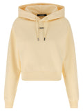 Beige Cotton Hoodie