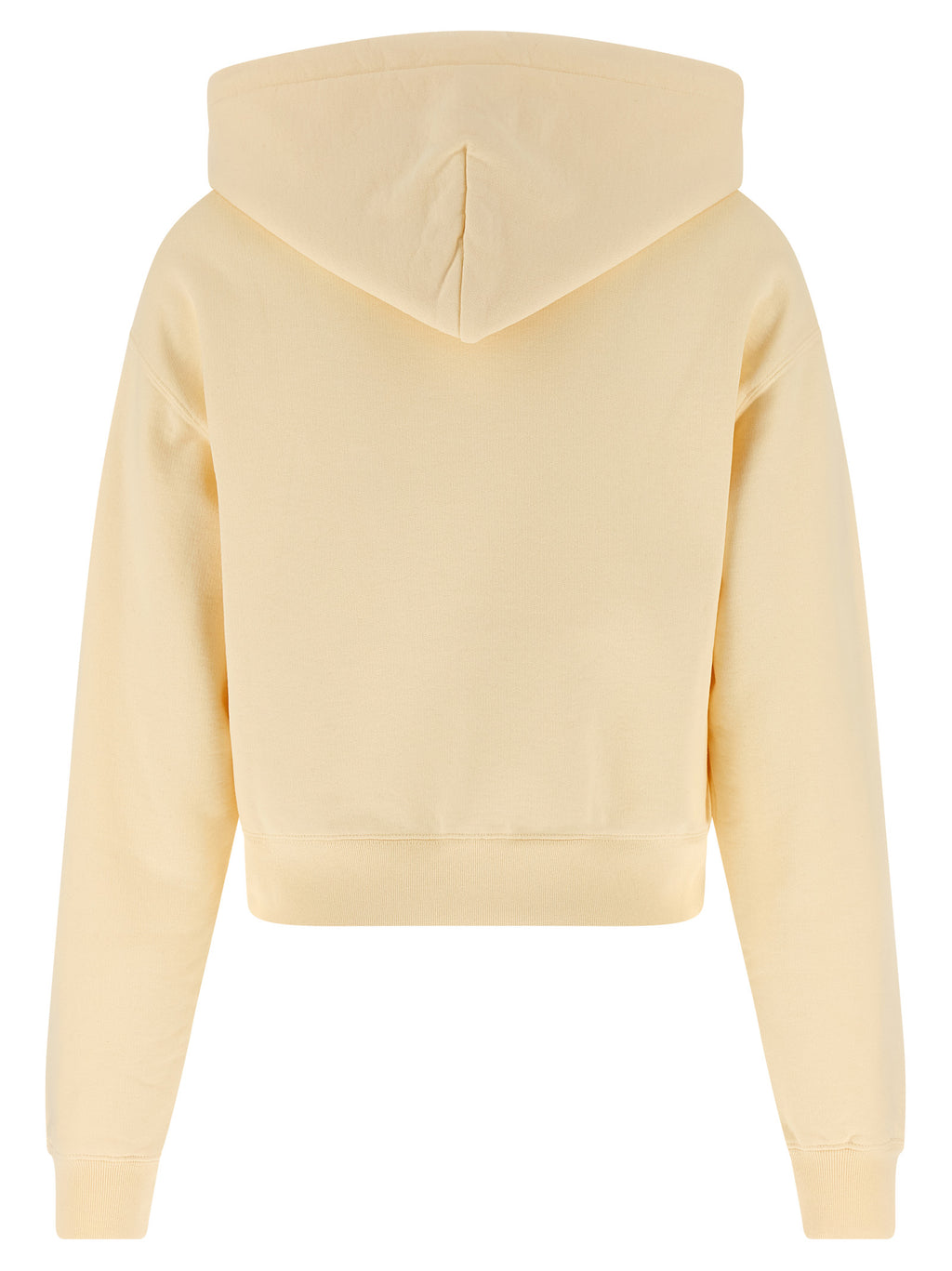 Beige Cotton Hoodie