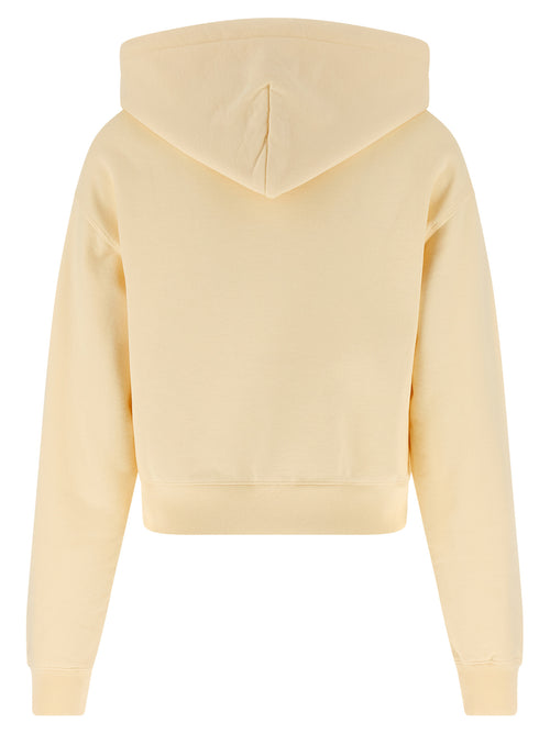 Beige Cotton Hoodie