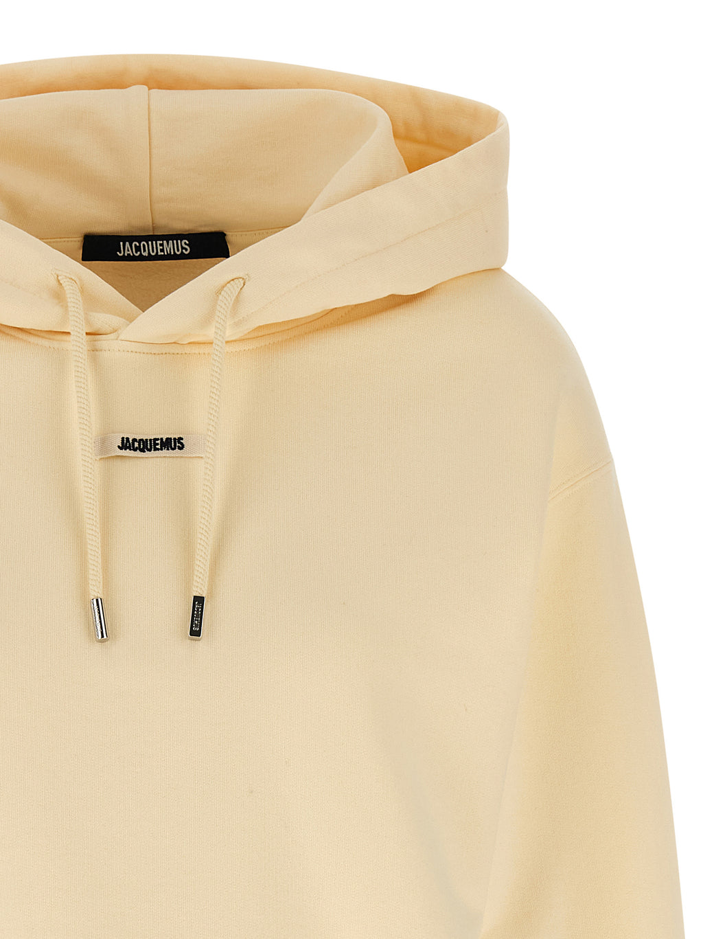 Beige Cotton Hoodie