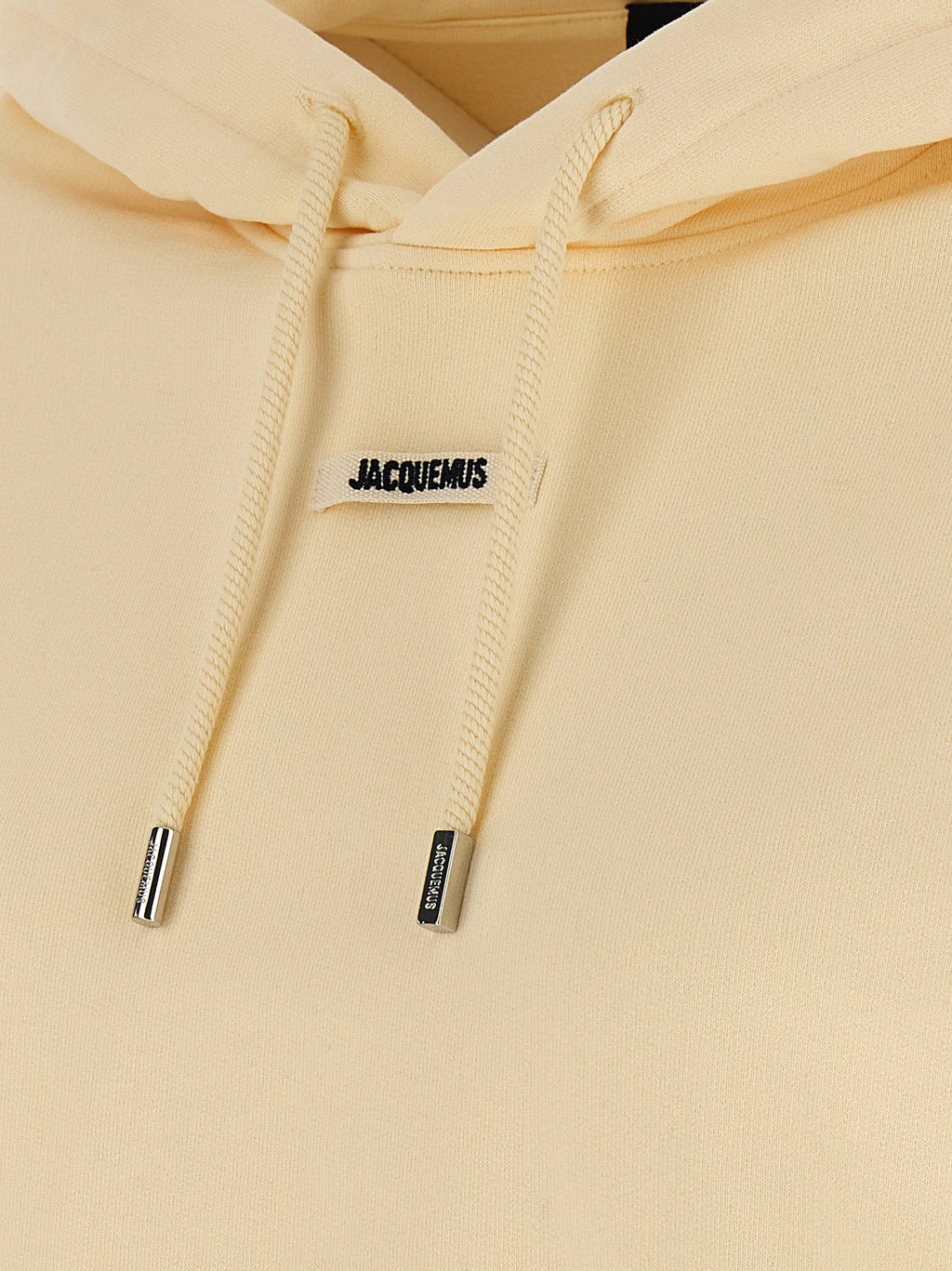 Beige Cotton Hoodie