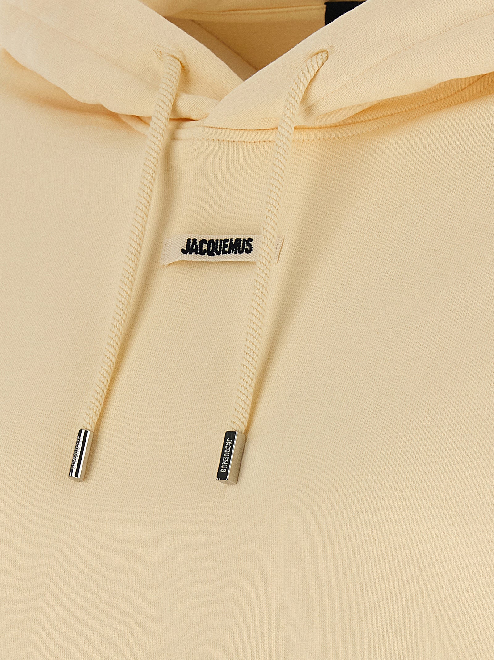 Beige Cotton Hoodie