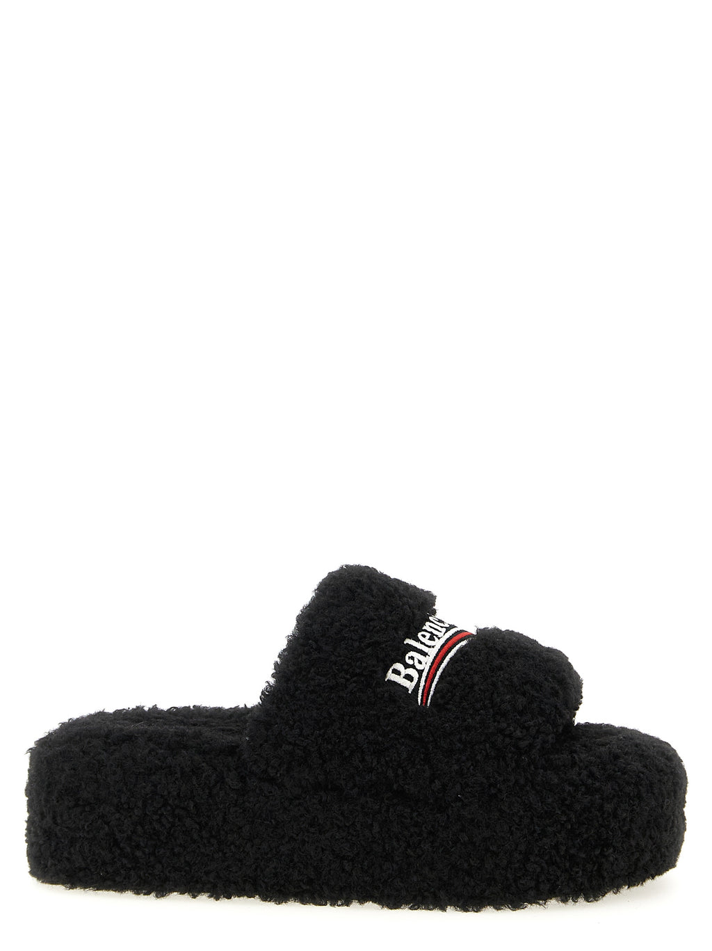 Black Polyester Slides