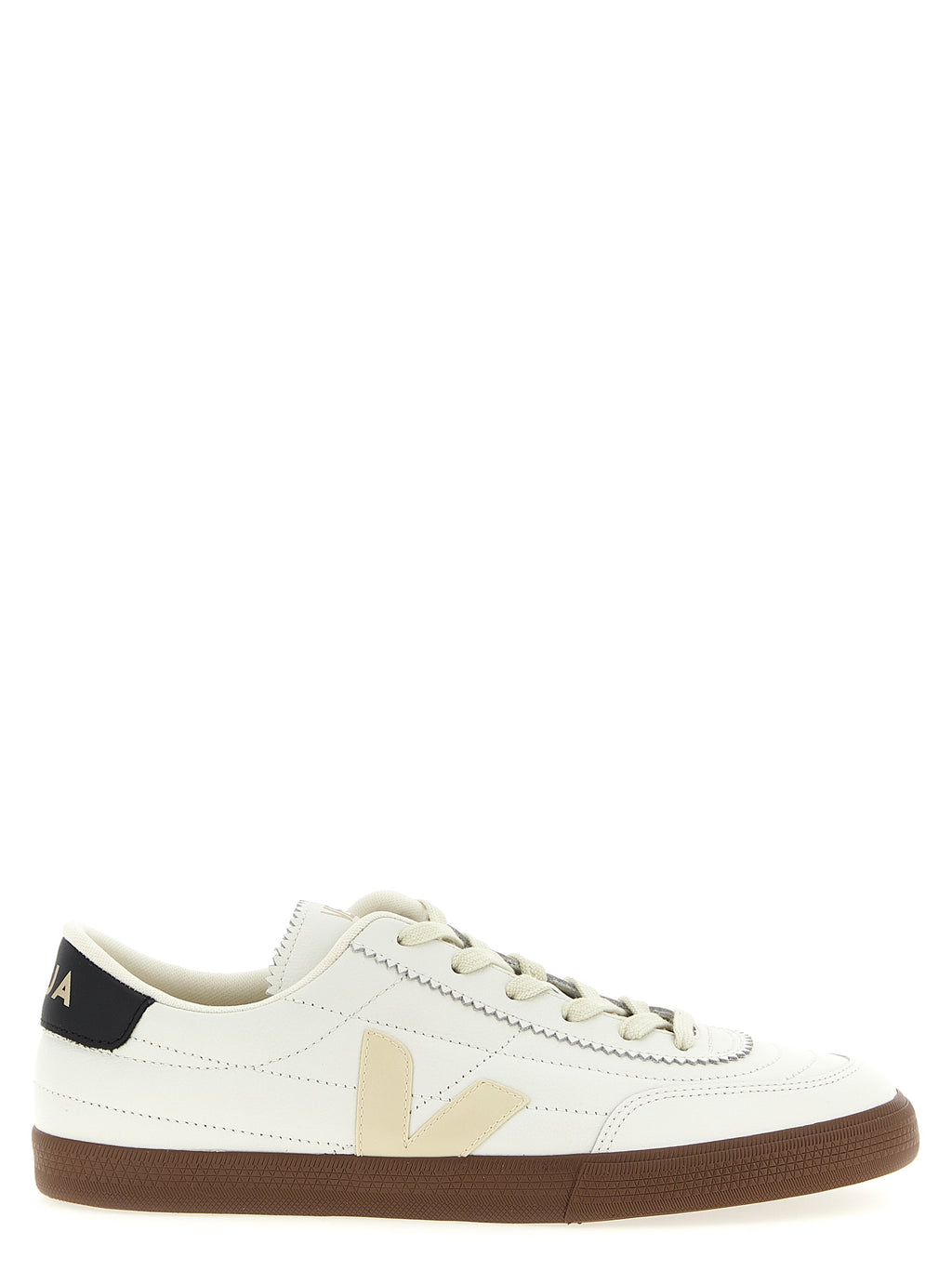 Bicolor Genuine Leather Sneakers