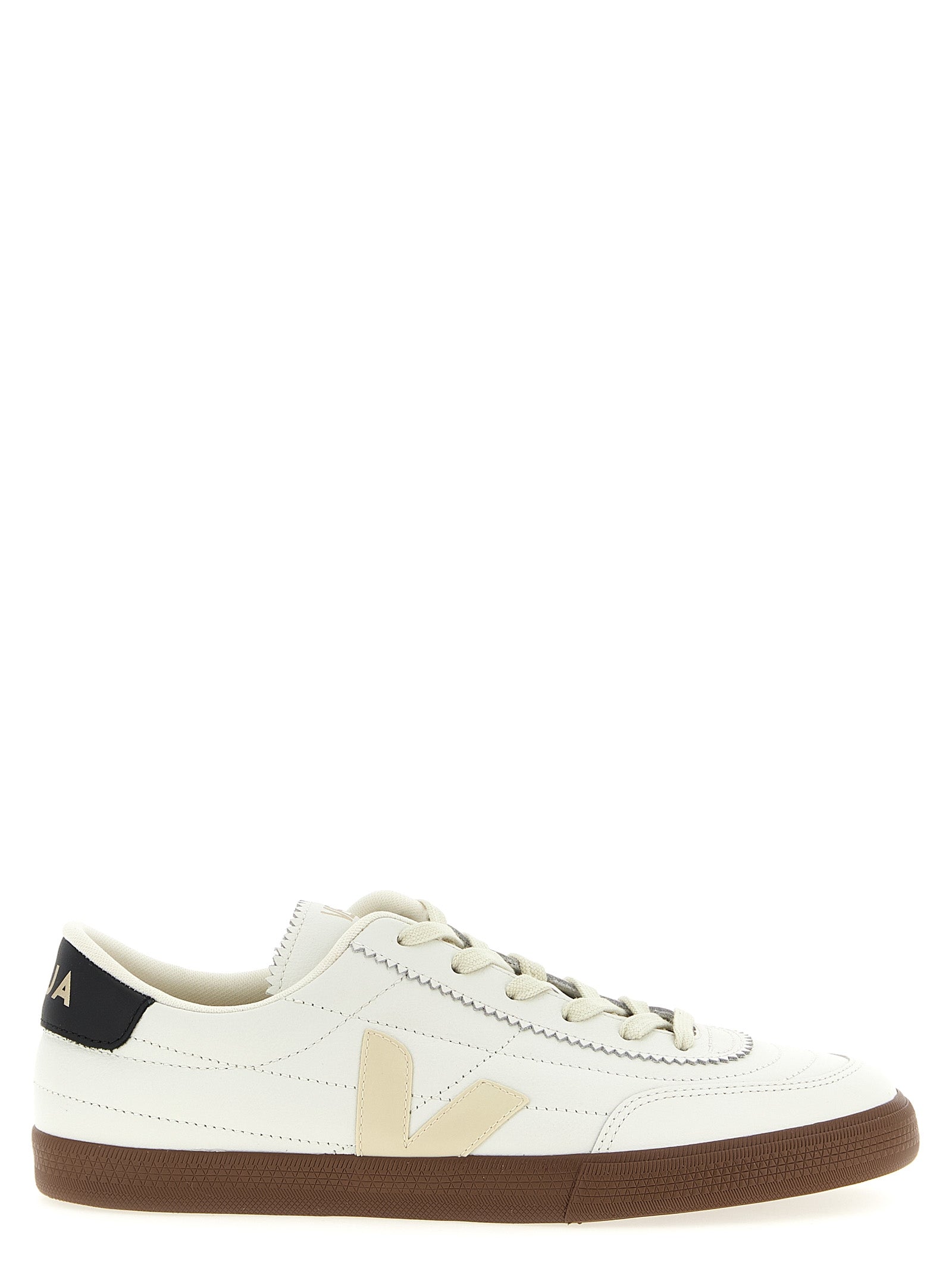 Bicolor Genuine Leather Sneakers