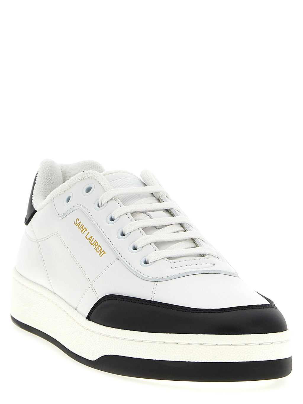 Bicolor Calfskin Low Top Sneakers