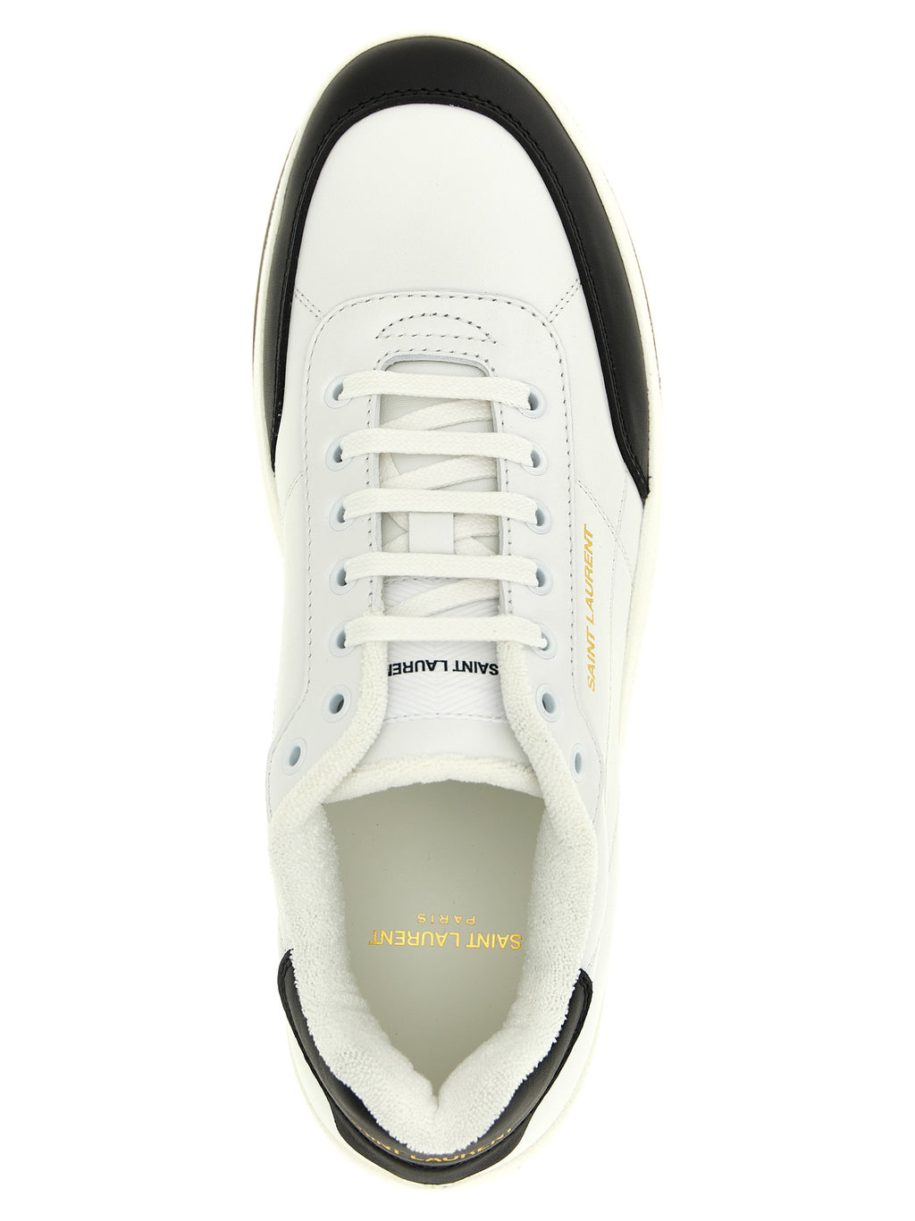 Bicolor Calfskin Low Top Sneakers