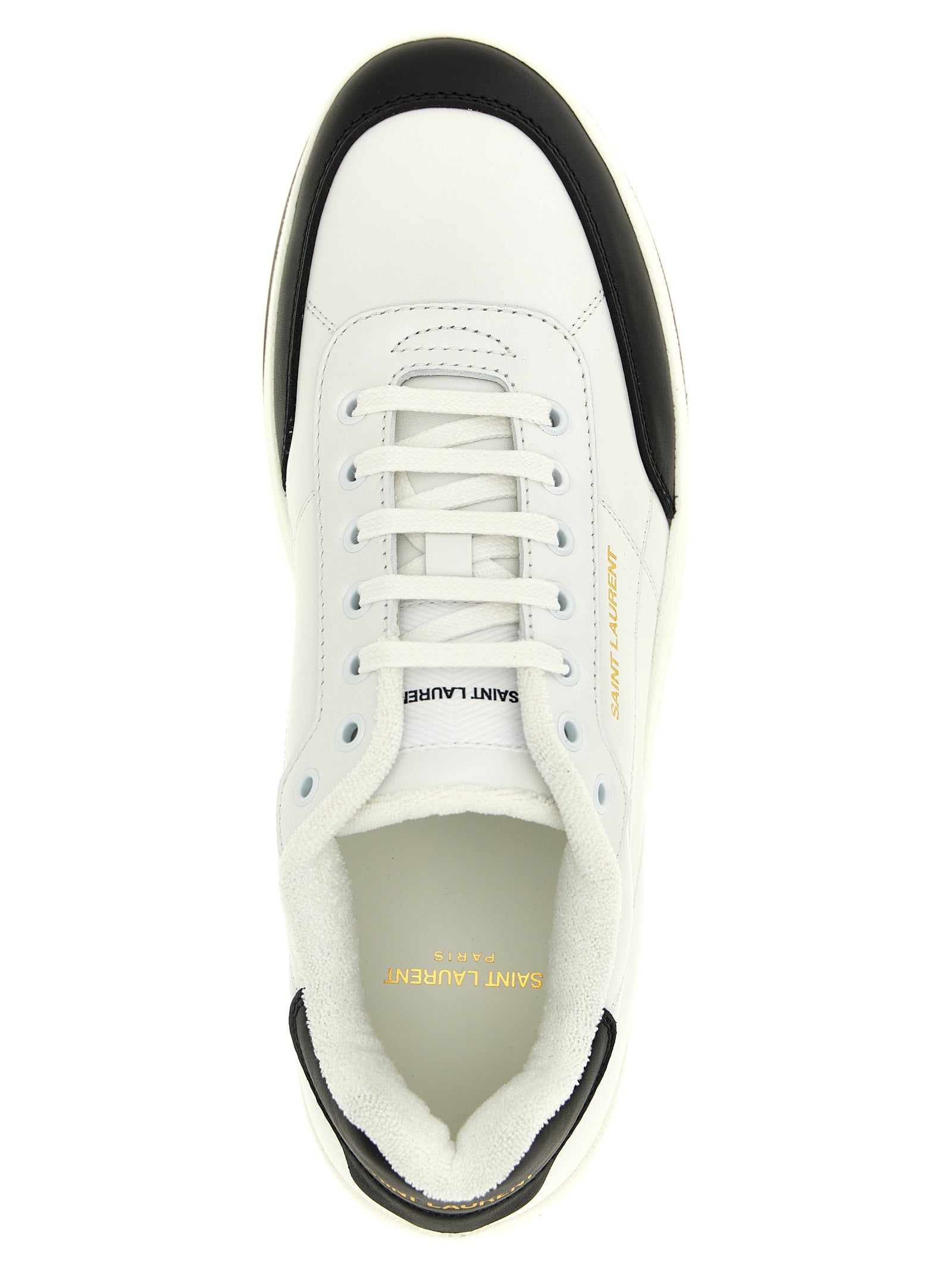 Bicolor Calfskin Low Top Sneakers