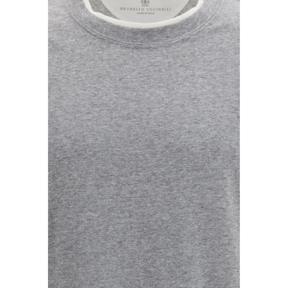 Gray Cotton T-Shirt