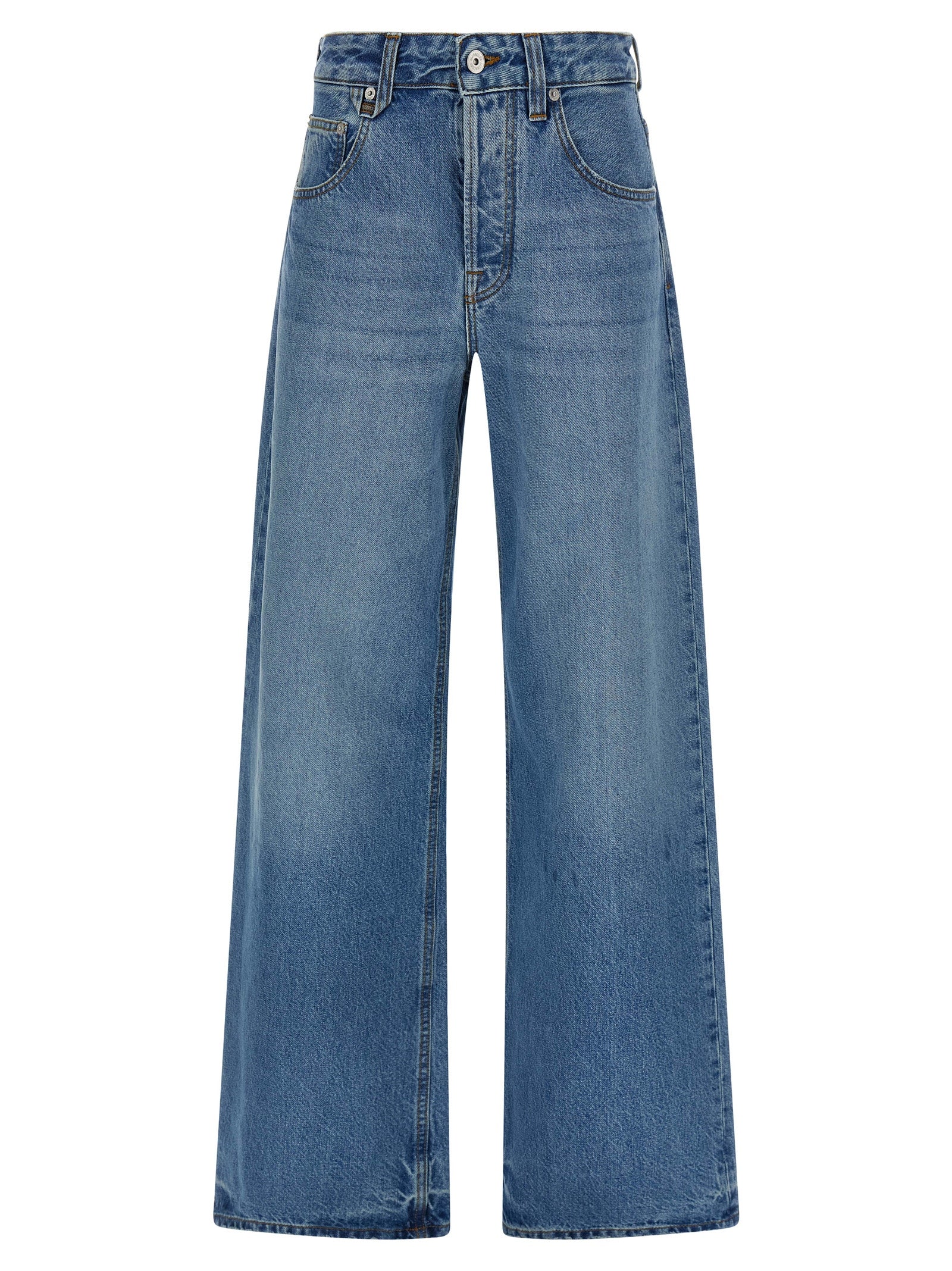 Blue Cotton Jeans Denim