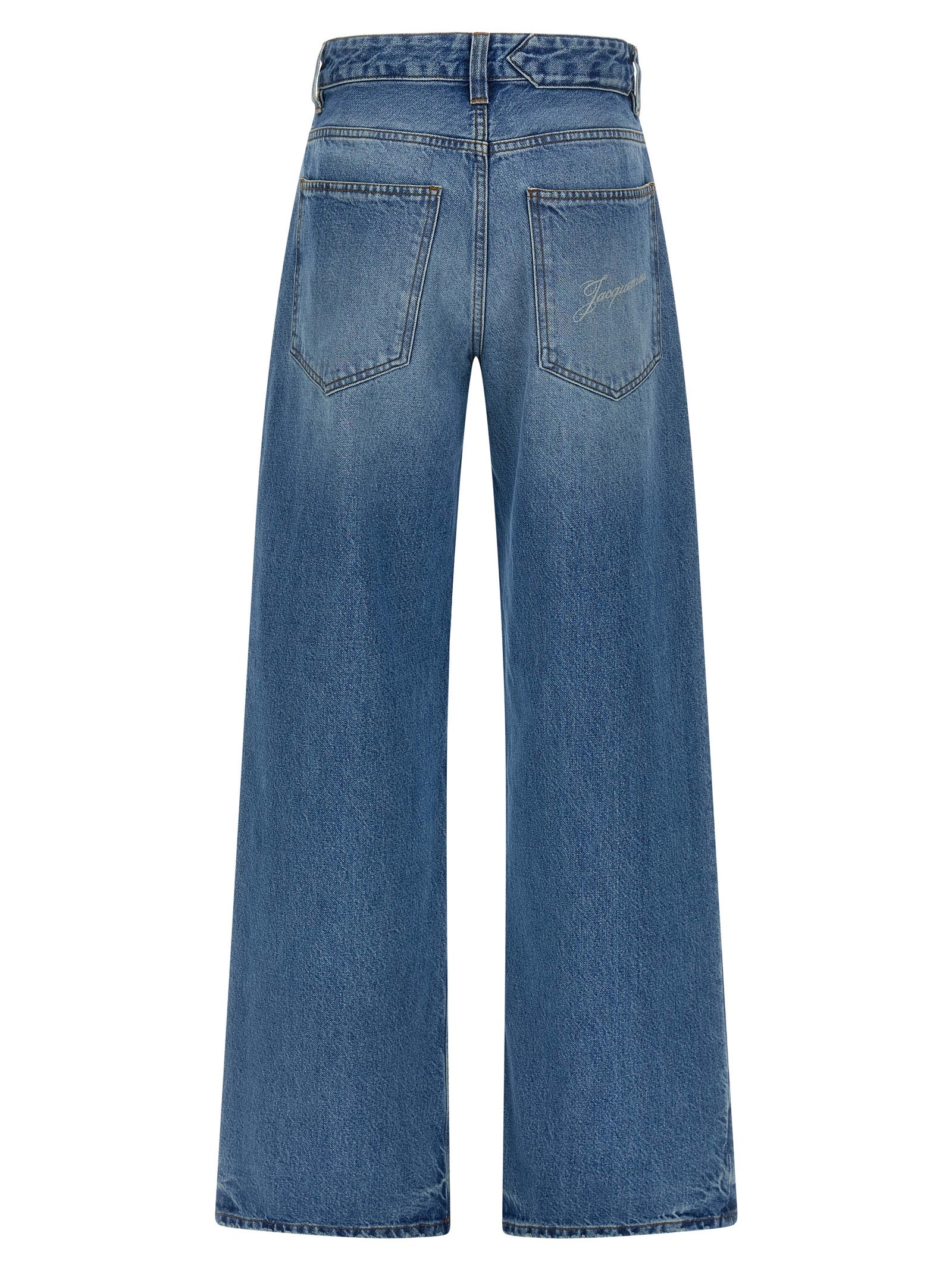 Blue Cotton Jeans Denim