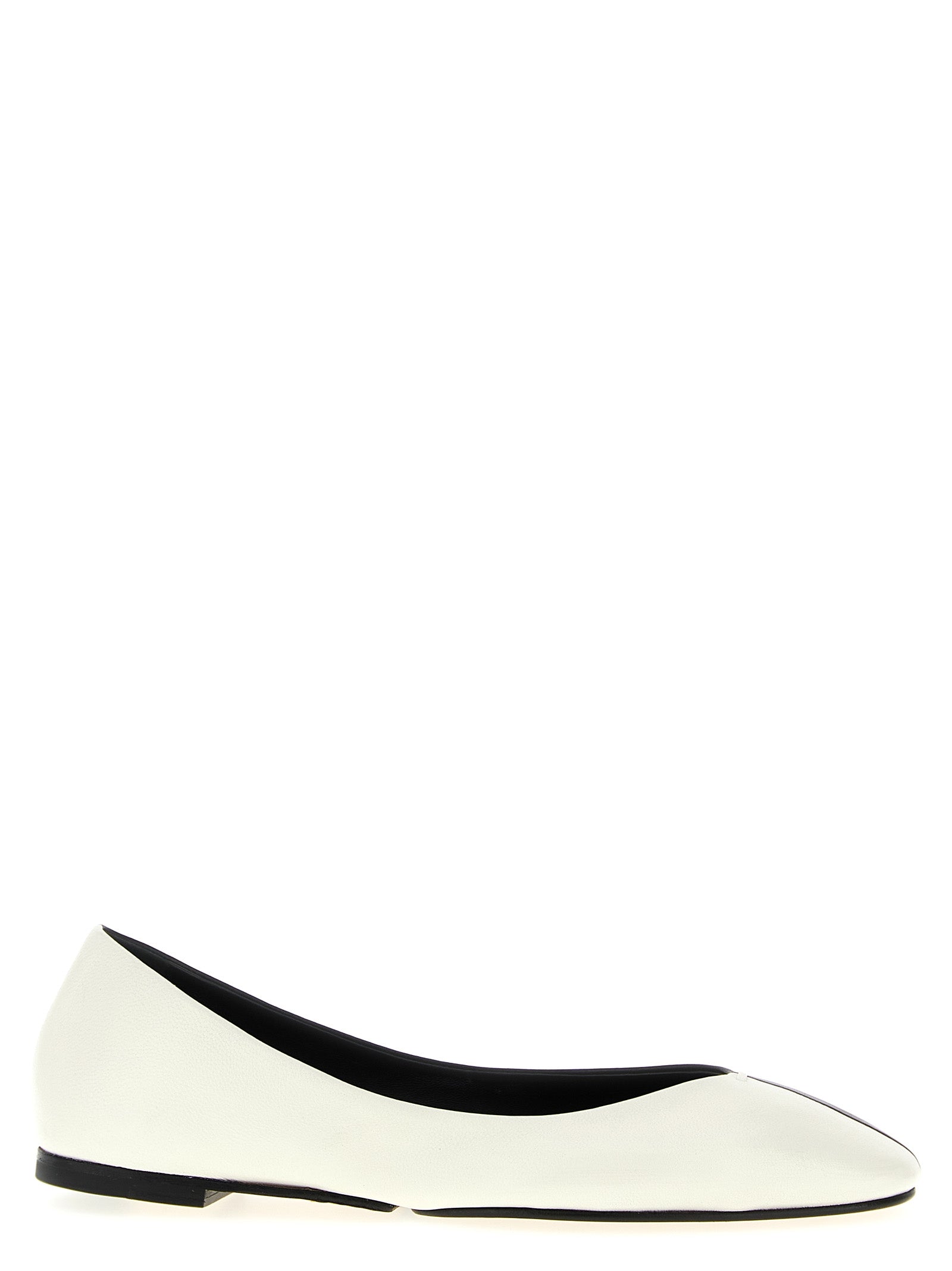 Bicolor Lamb Leather Ballet Flats