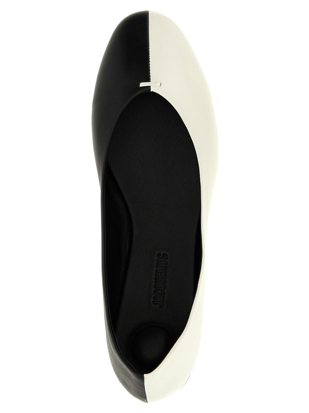 Bicolor Lamb Leather Ballet Flats