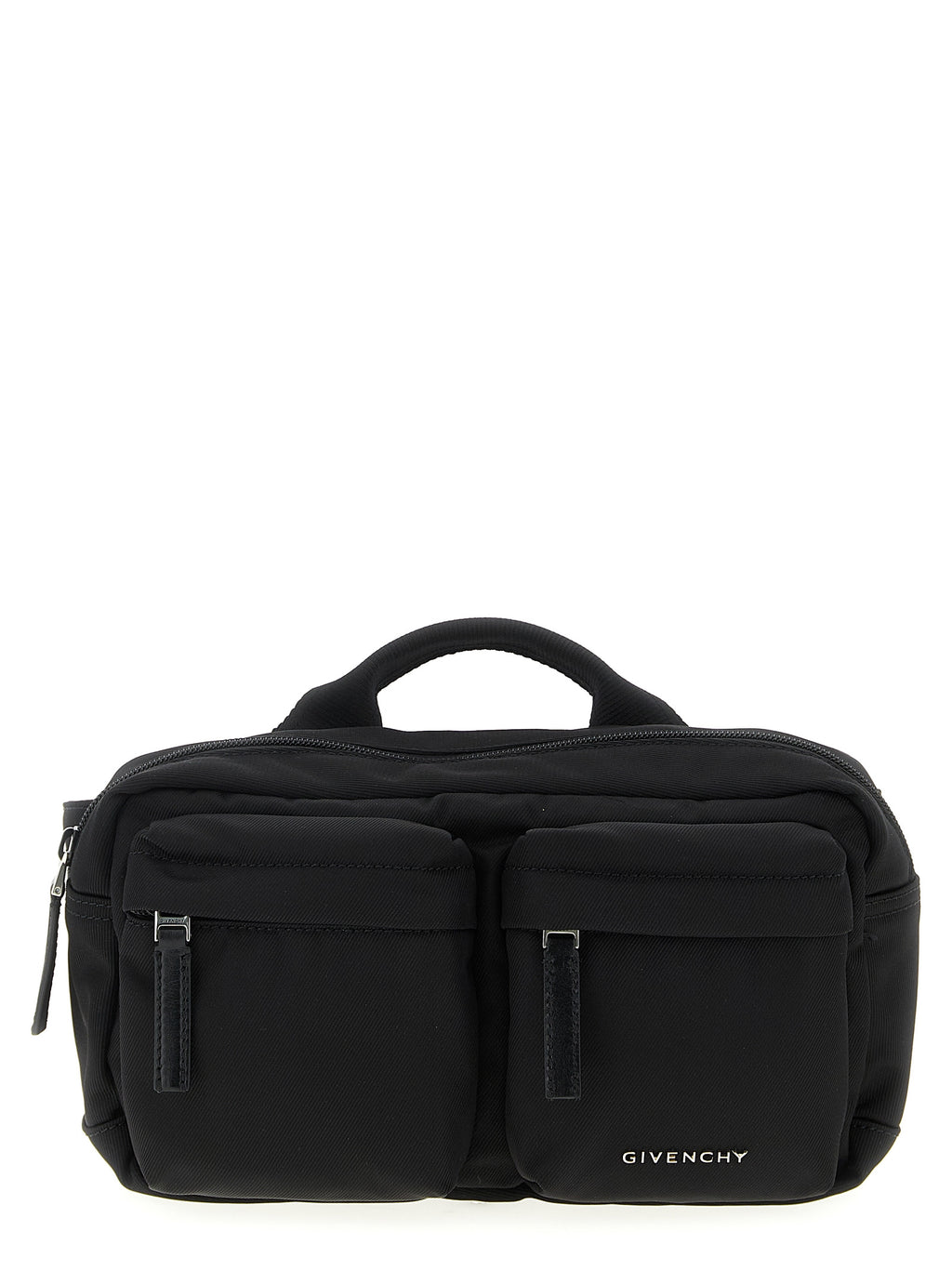 Black Polyamide Crossbody Bag