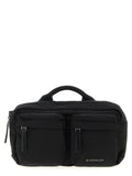 Black Polyamide Crossbody Bag