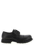 Black Bull Skin Slip-On Loafers
