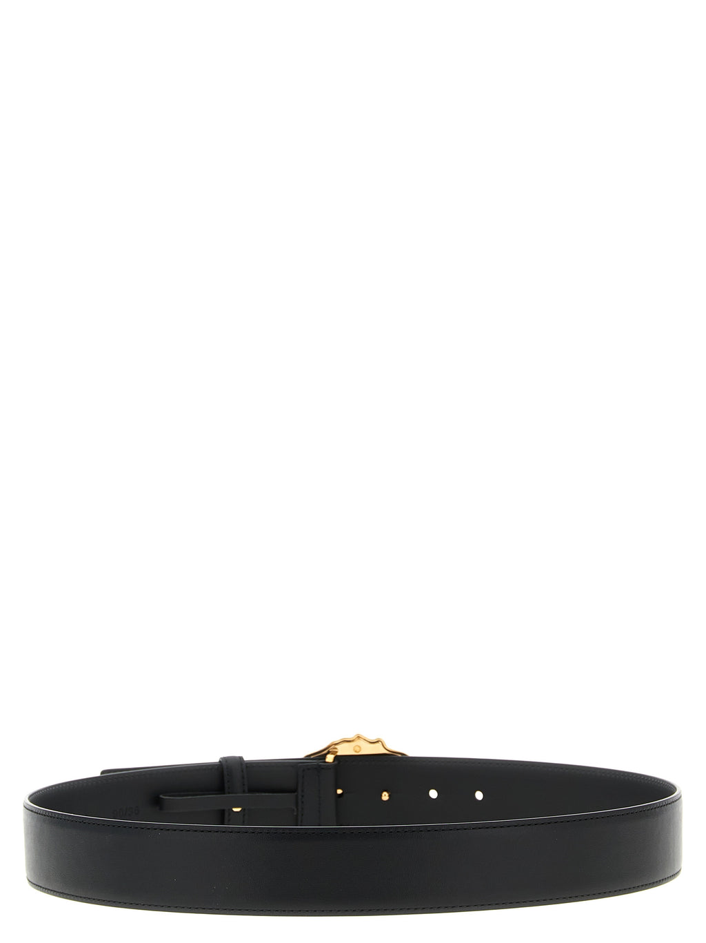 Black Calfskin Regular Belt