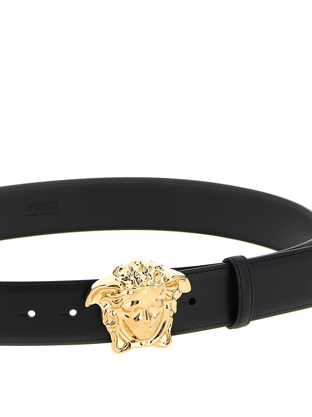 Black Calfskin Regular Belt