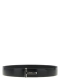Black Calfskin Regular Belt