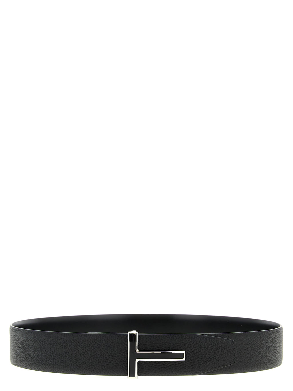 Black Calfskin Regular Belt