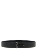 Black Calfskin Regular Belt