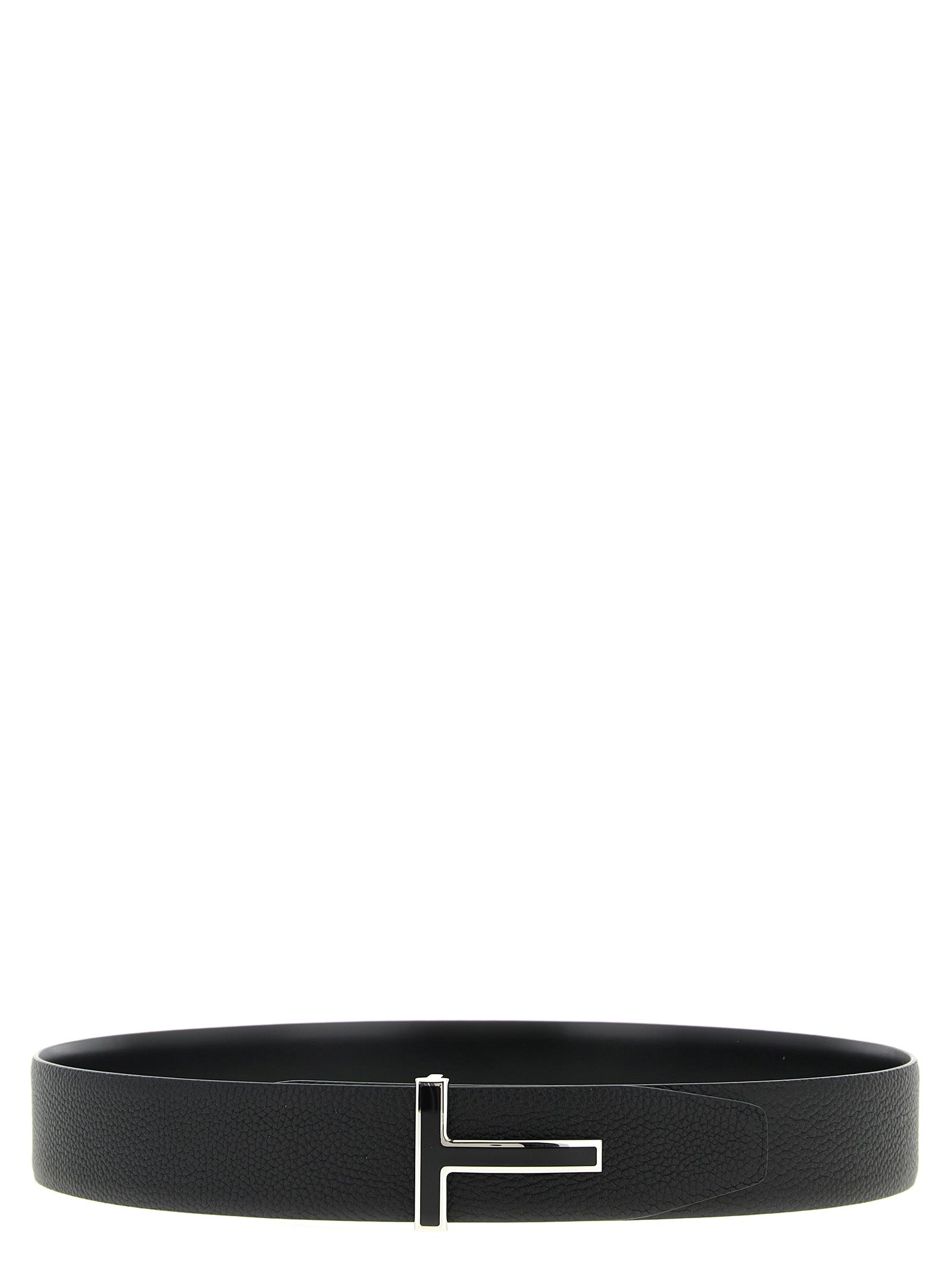 Black Calfskin Regular Belt