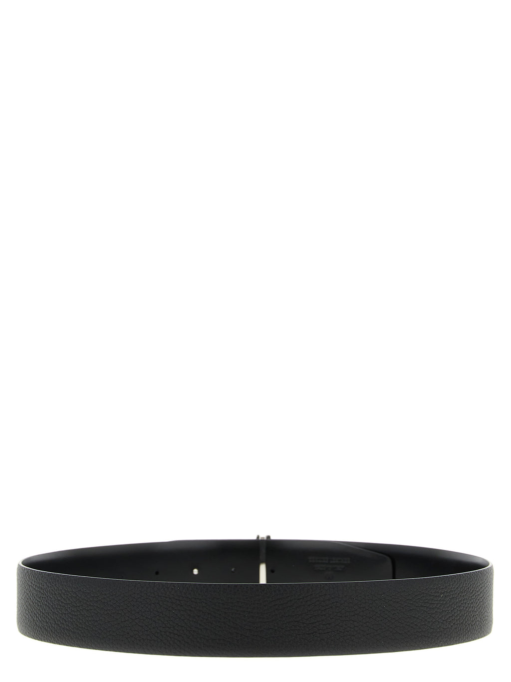 Black Calfskin Regular Belt