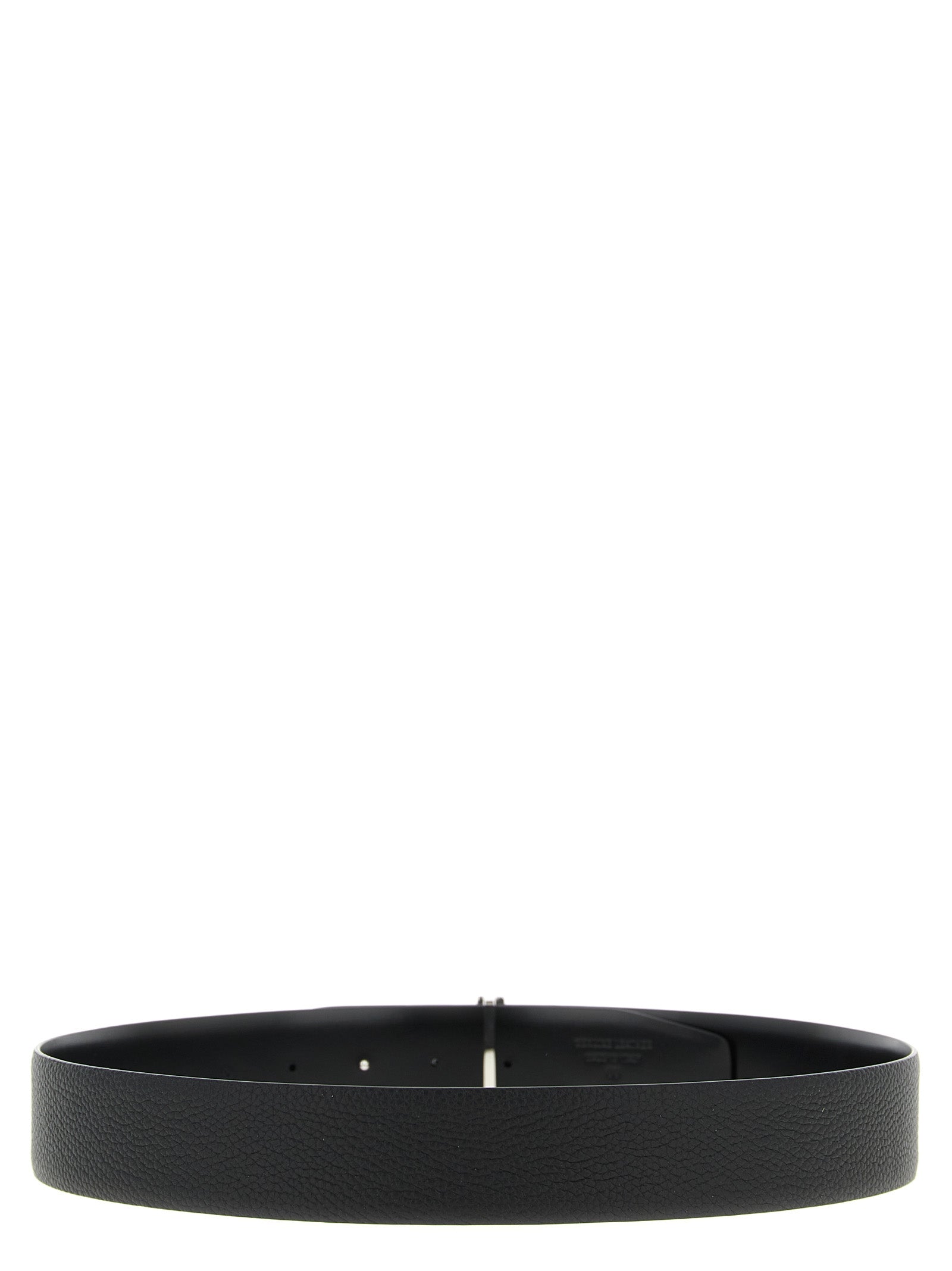 Black Calfskin Regular Belt