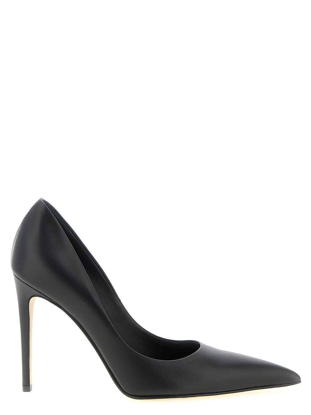 Black Calfskin High Heel Pumps
