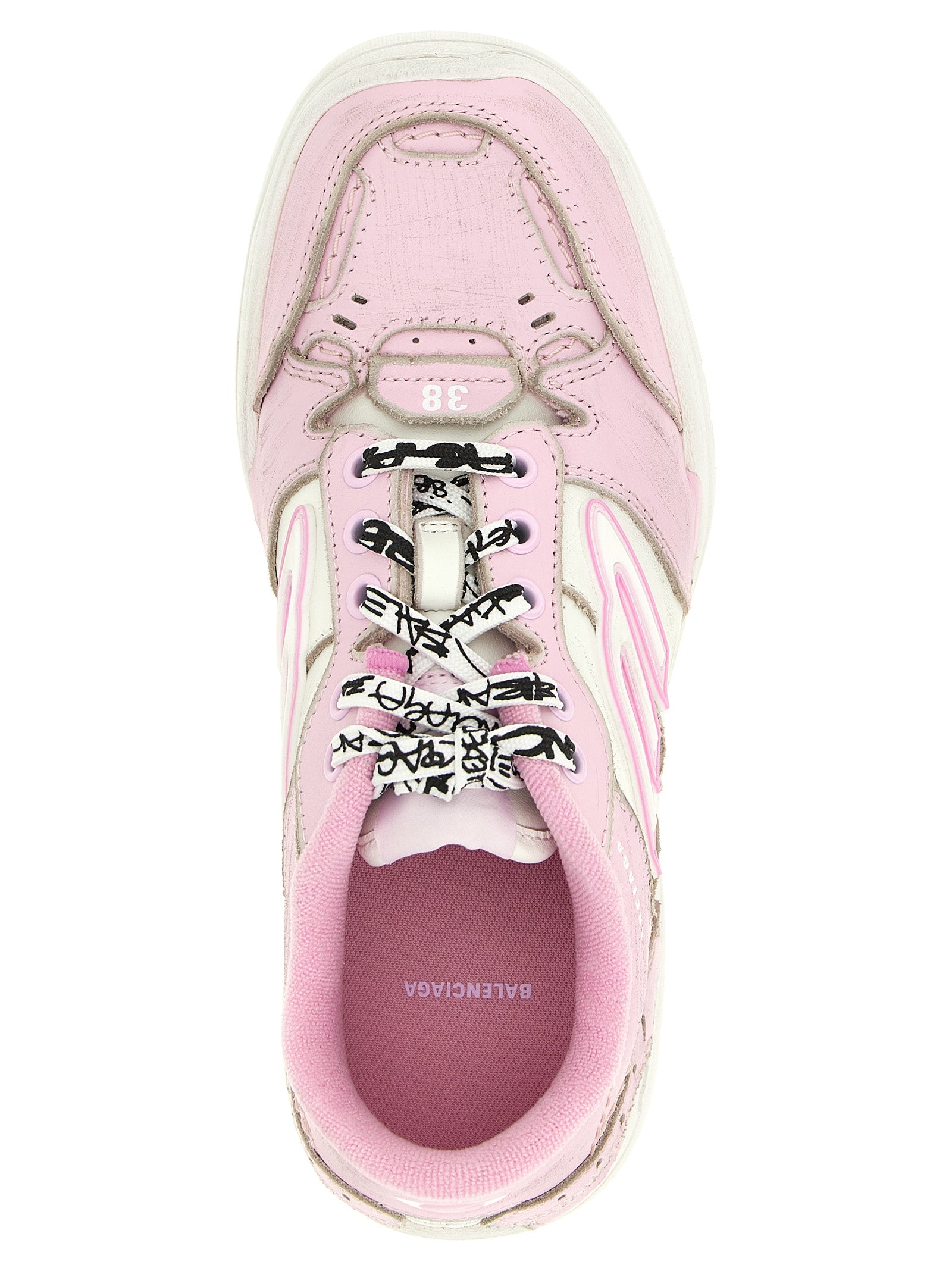 Multicolor Calfskin Athletic Sneakers