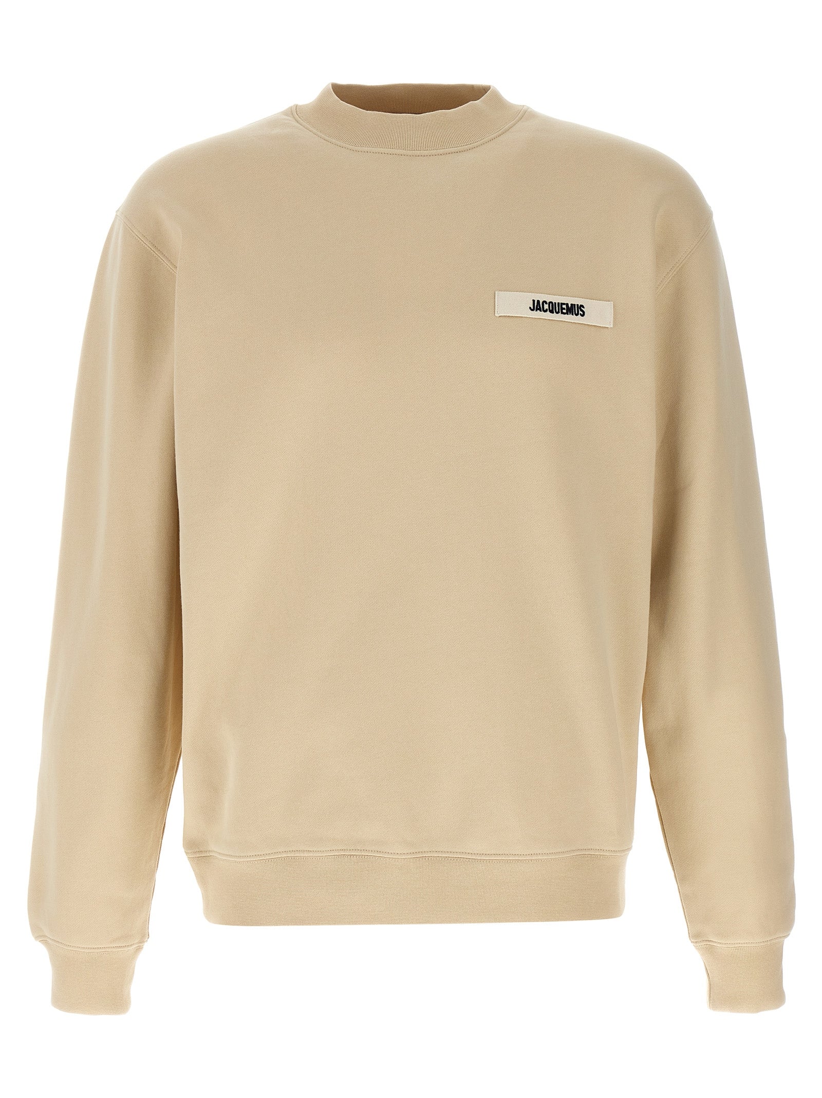 Beige Cotton Sweatshirt