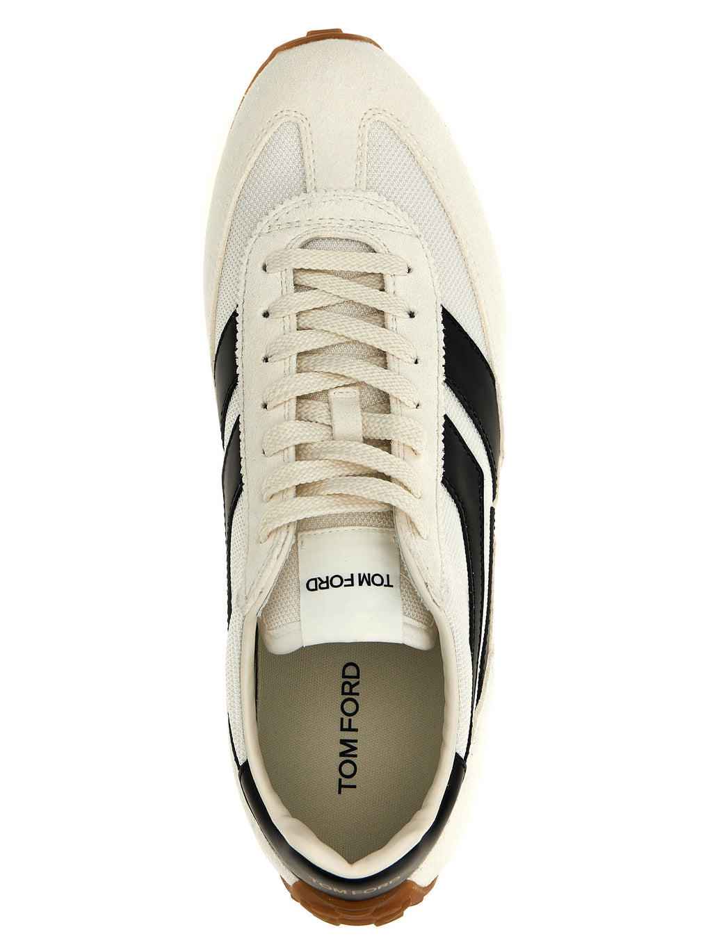 Bicolor Polyester Athletic Sneakers