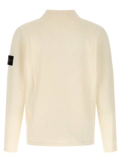 Beige Cotton Polo Shirt