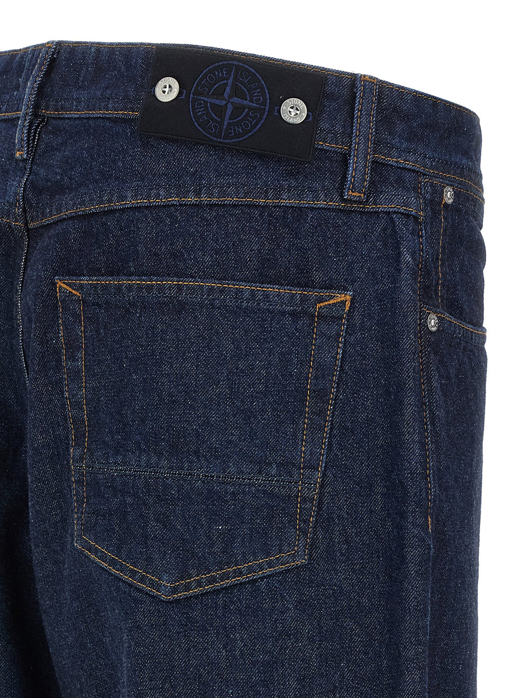 Blue Cotton Relaxed Fit Jeans
